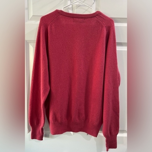 Thane 100% 2-Ply Scottish Lambs Wool Sweater V-Neck Long Sleeve Men's Size XL - Picture 2 of 6